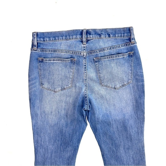 J Crew Slim Broken In Boyfriend distressed colorblock stretch jean sz 27P petite - Picture 8 of 16